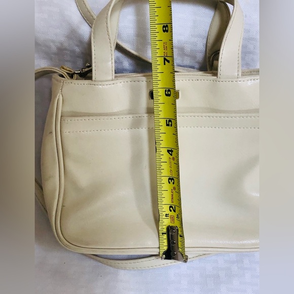 Rosetti Ivory Crossbody Purse 56” Removable Strap also has Handles - Picture 3 of 11